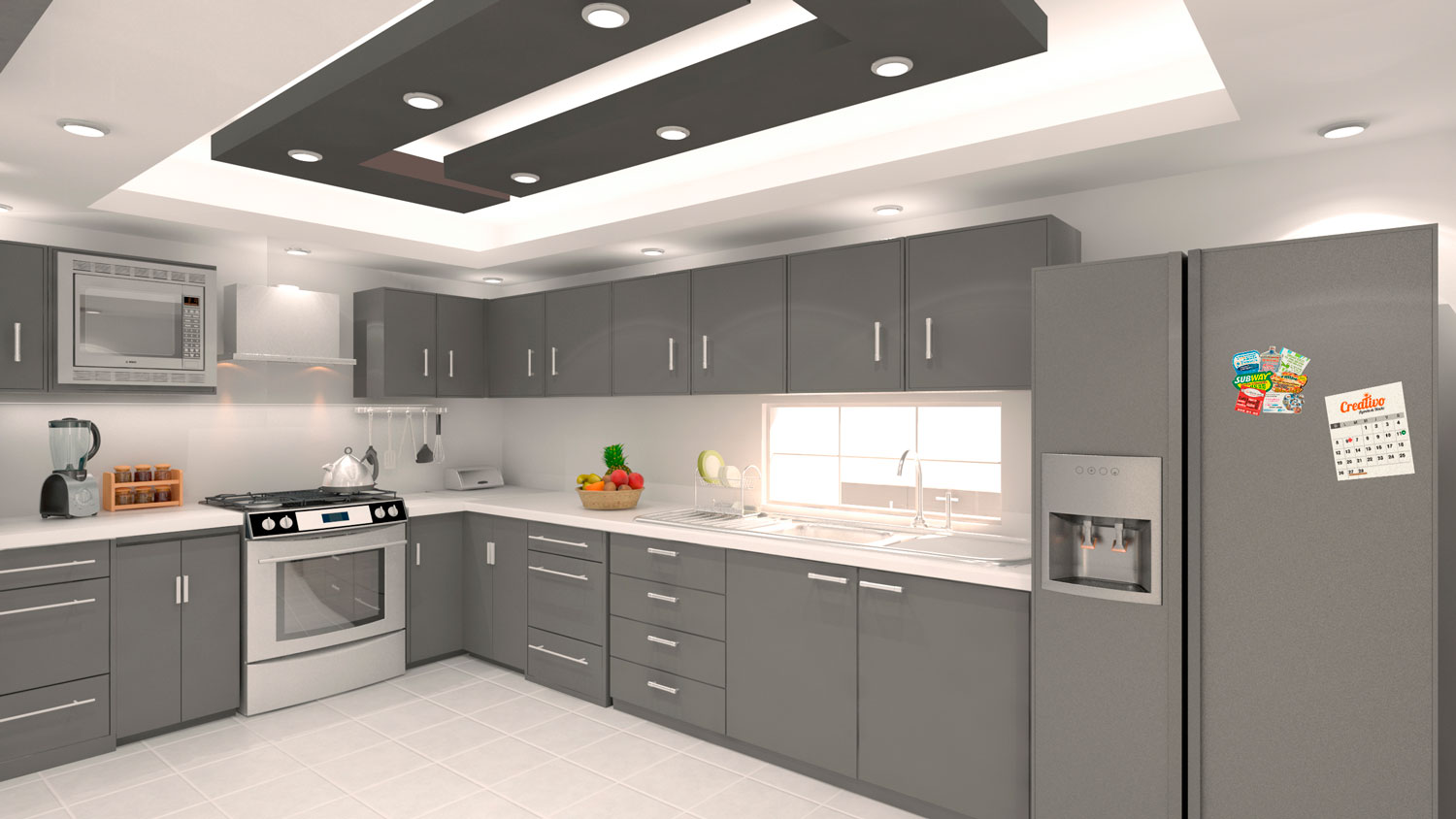 Cocina Vista Final 3D